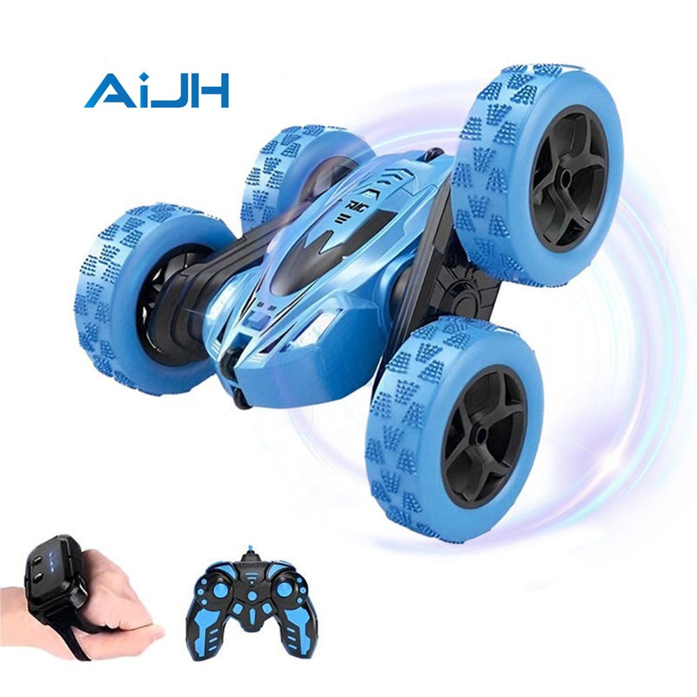 H28699b9967e44bc4a409ee5177285debF AiJH Remote Control Toys 360 Degrees RC Cars With Wheel Light Fast - Image 1