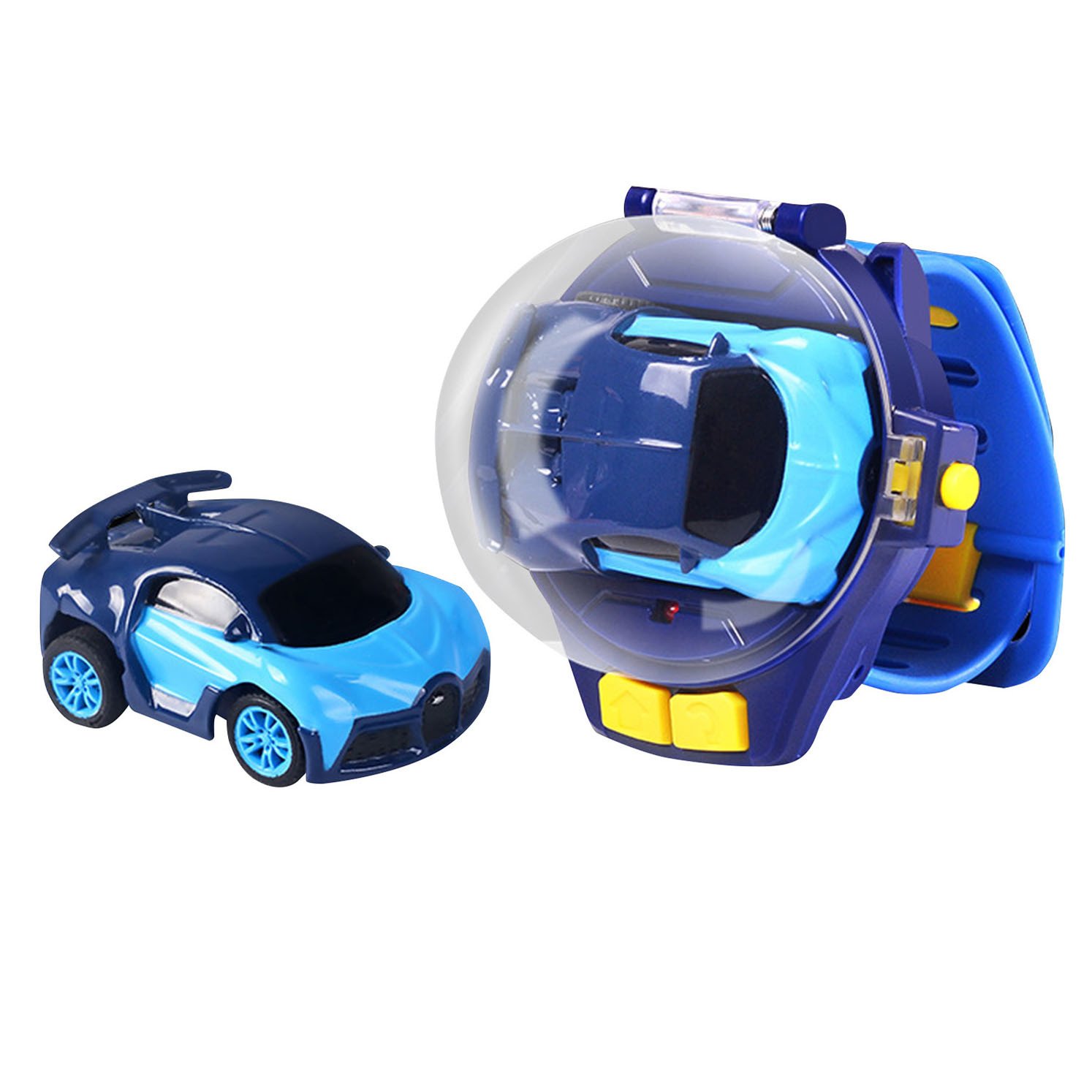 H859785e1e5ef4a418ac3cf35985fc3fac Original HOSHI Mini Watch Rc Car 2.4G Watch Remote Control Vehicle - Image 1