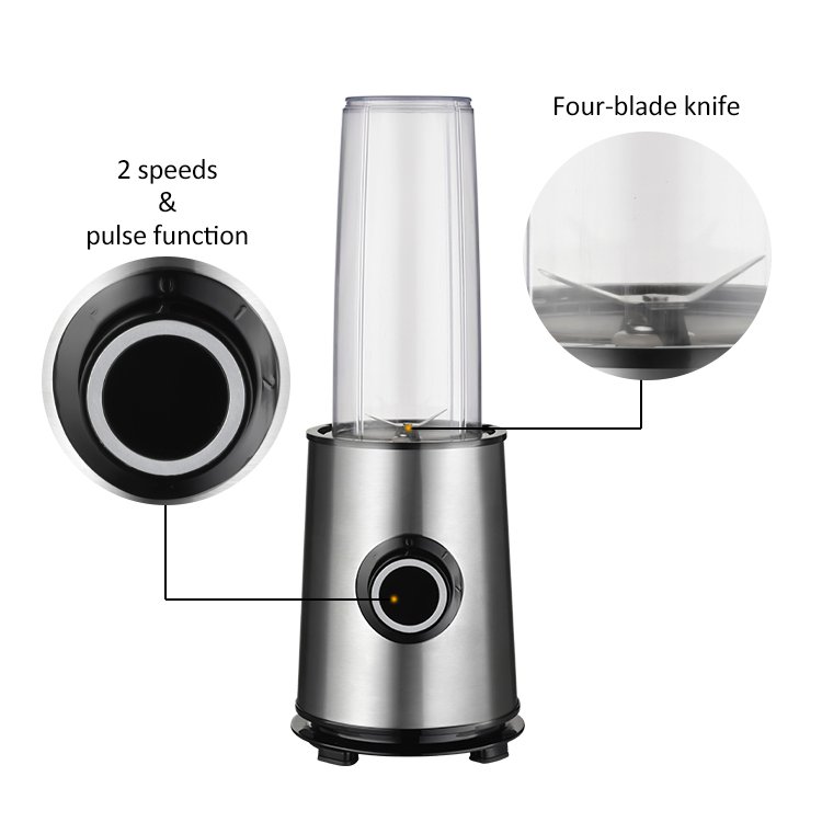 Hf1d4bccb50b84a0dbd25d41eb478d6f24 Personal Blender Food Processor for Shakes Smoothies Includes Mixing Bowl Accessory - Image 1